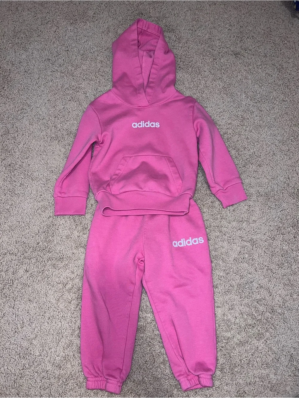 Toddler Adidas Hoodie & Jogger Set